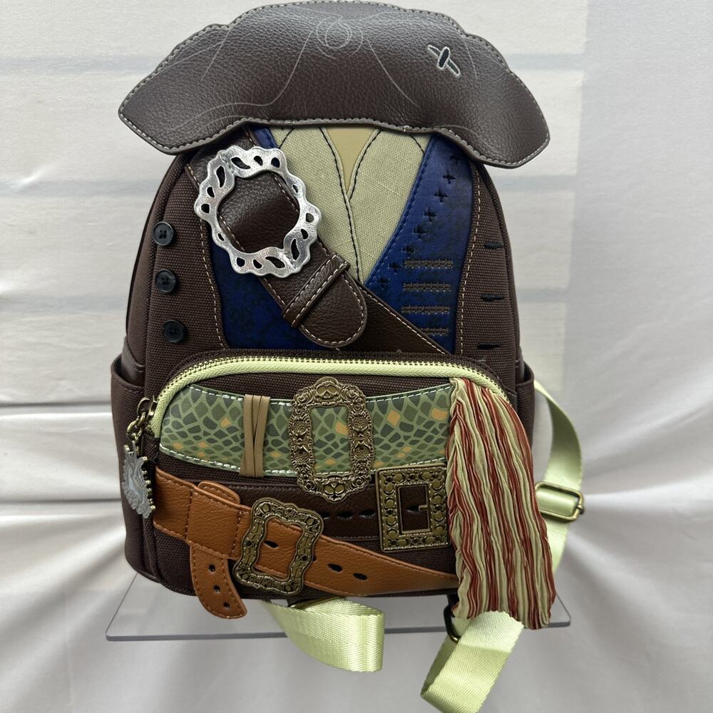 Loungefly Disney Pirates of the Caribbean Jack Sparrow Cosplay Mini-Backpack